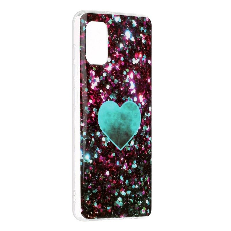 Cover Samsung Galaxy A41 Marmo Glitterato