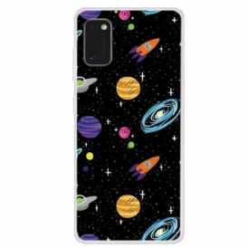 Cover Samsung Galaxy A41 Pianeta Galassia