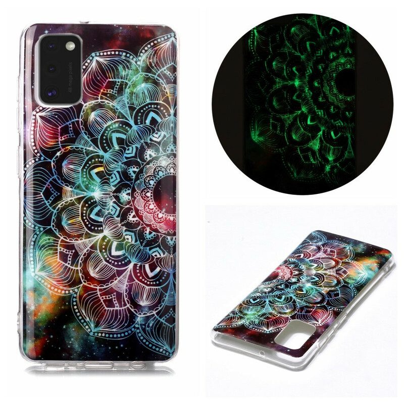 Cover Samsung Galaxy A41 Serie Floreale Fluorescente