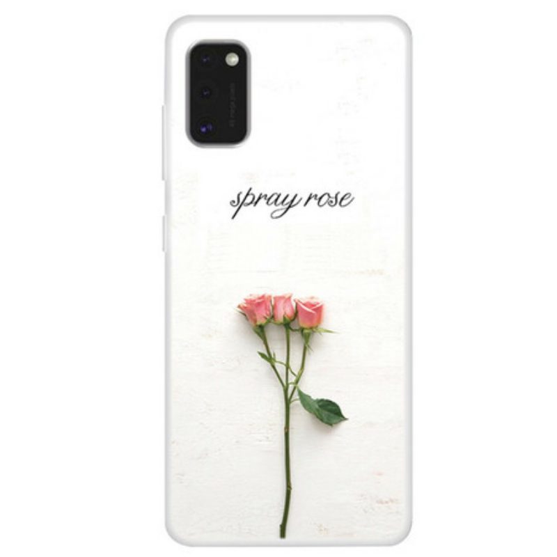 Cover Samsung Galaxy A41 Spruzza Le Rose