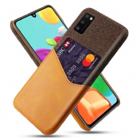 Cover Samsung Galaxy A41 Titolare Della Carta Ksq