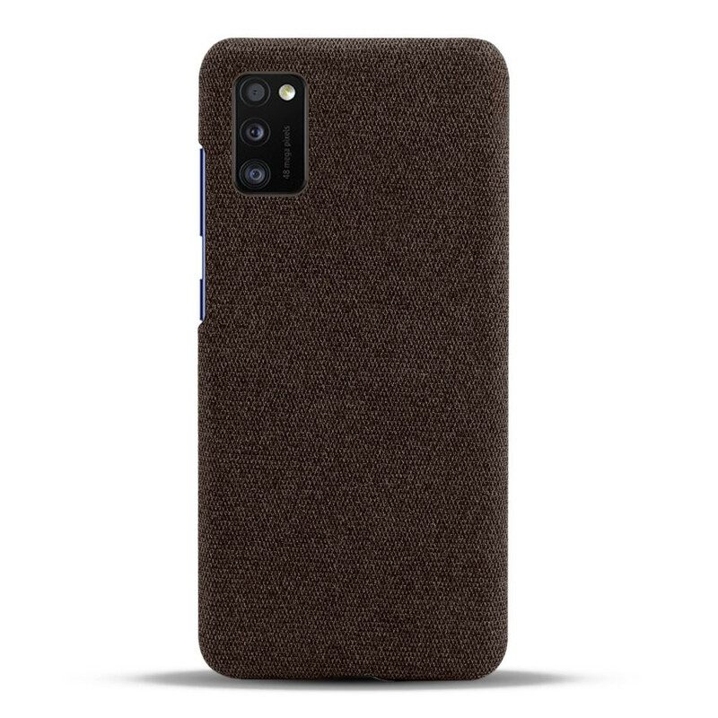 Cover Samsung Galaxy A41 Trama Tessuto Ksq