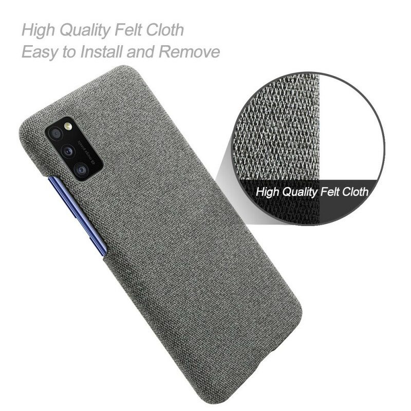 Cover Samsung Galaxy A41 Trama Tessuto Ksq