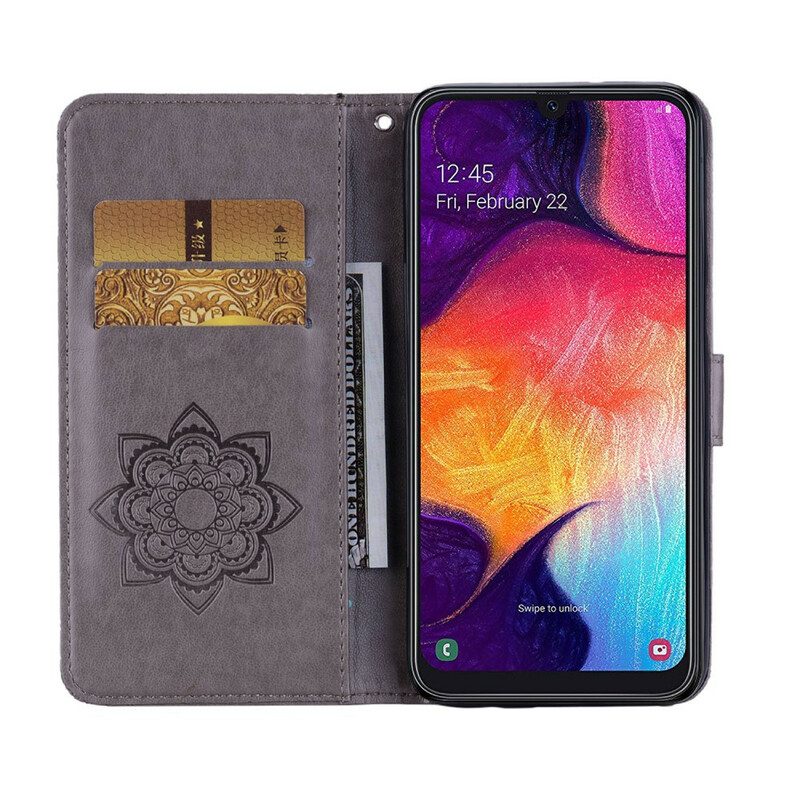 Custodia A Portafoglio Samsung Galaxy A41 Mandala E Fascino Del Gufo