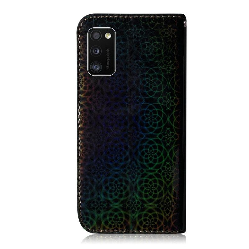 Custodia in pelle Samsung Galaxy A41 Colore Puro