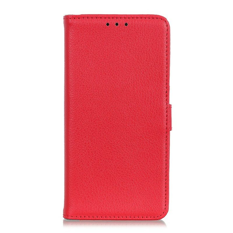 Custodia in pelle Samsung Galaxy A41 Ecopelle Premium Litchi