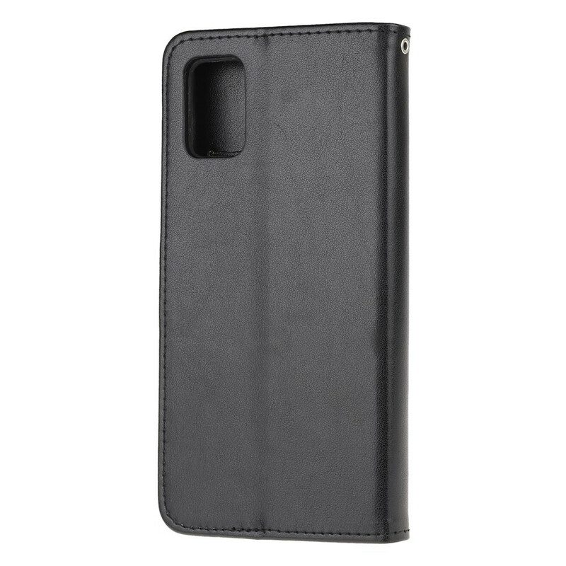 Custodia in pelle Samsung Galaxy A41 Farfalle Incantate