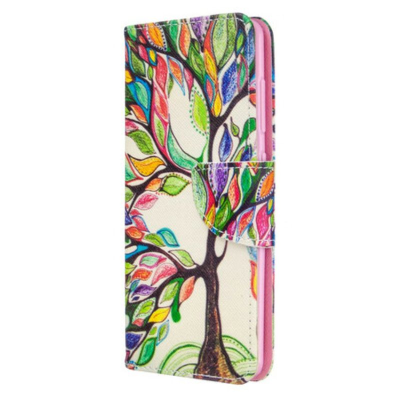 Folio Cover Samsung Galaxy A41 Albero Colorato