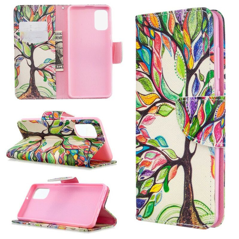 Folio Cover Samsung Galaxy A41 Albero Colorato