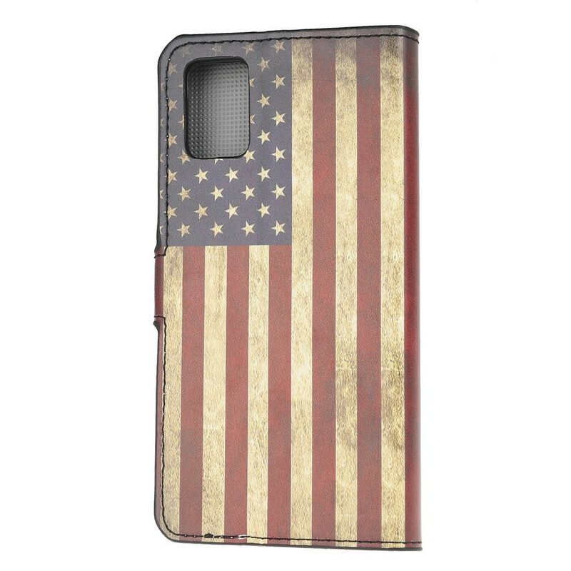 Folio Cover Samsung Galaxy A41 Bandiera Americana