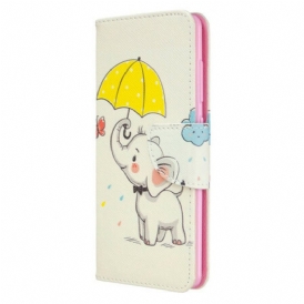 Folio Cover Samsung Galaxy A41 Cucciolo Di Elefante