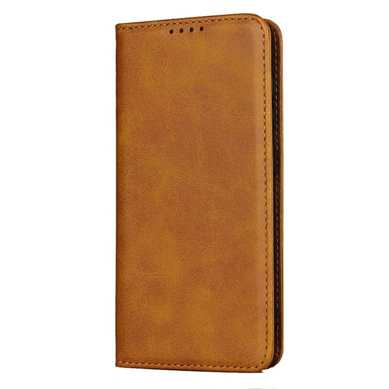 Folio Cover Samsung Galaxy A41 Custodia in pelle Stile Pelle Sobrietà