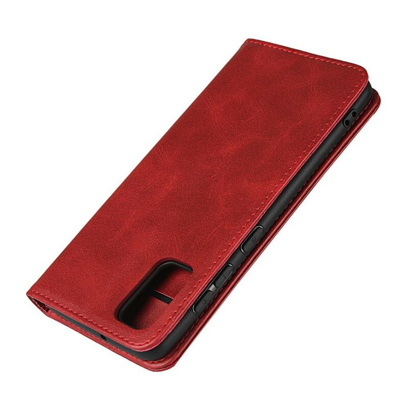 Folio Cover Samsung Galaxy A41 Custodia in pelle Stile Pelle Sobrietà