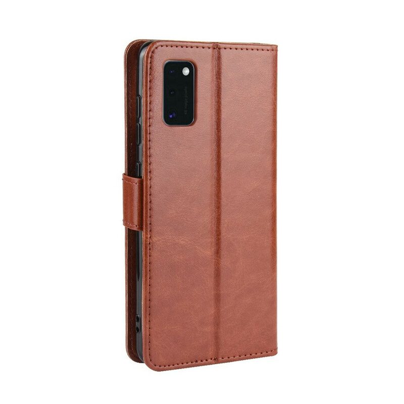 Folio Cover Samsung Galaxy A41 Ecopelle Appariscente