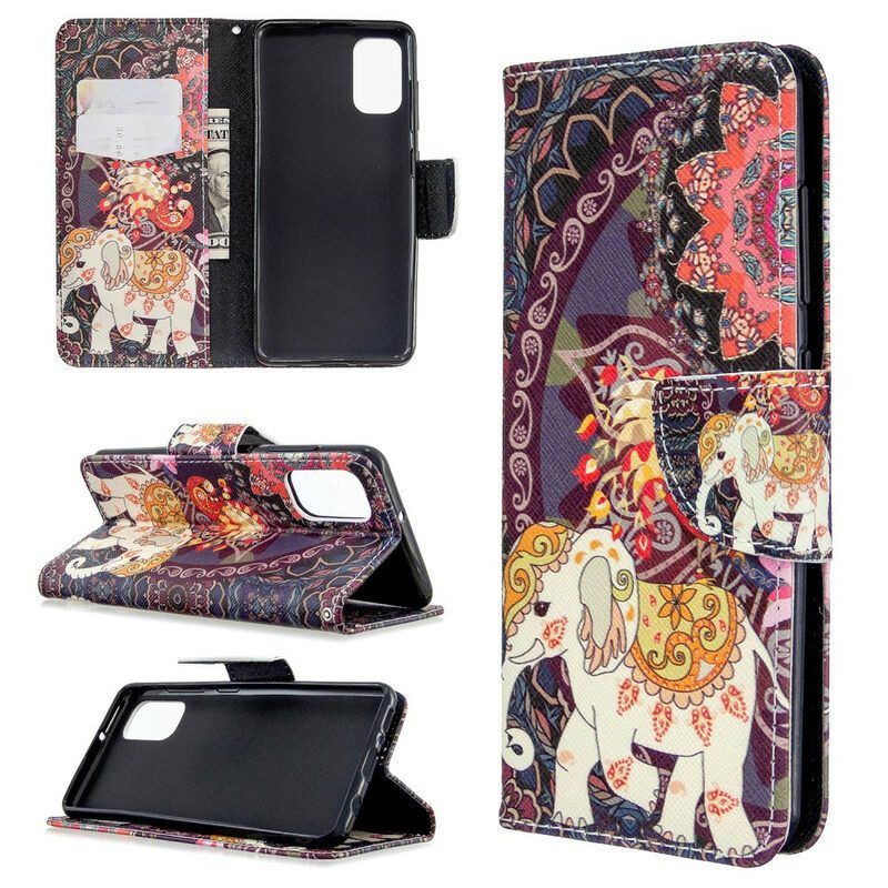 Folio Cover Samsung Galaxy A41 Elefante Indiano