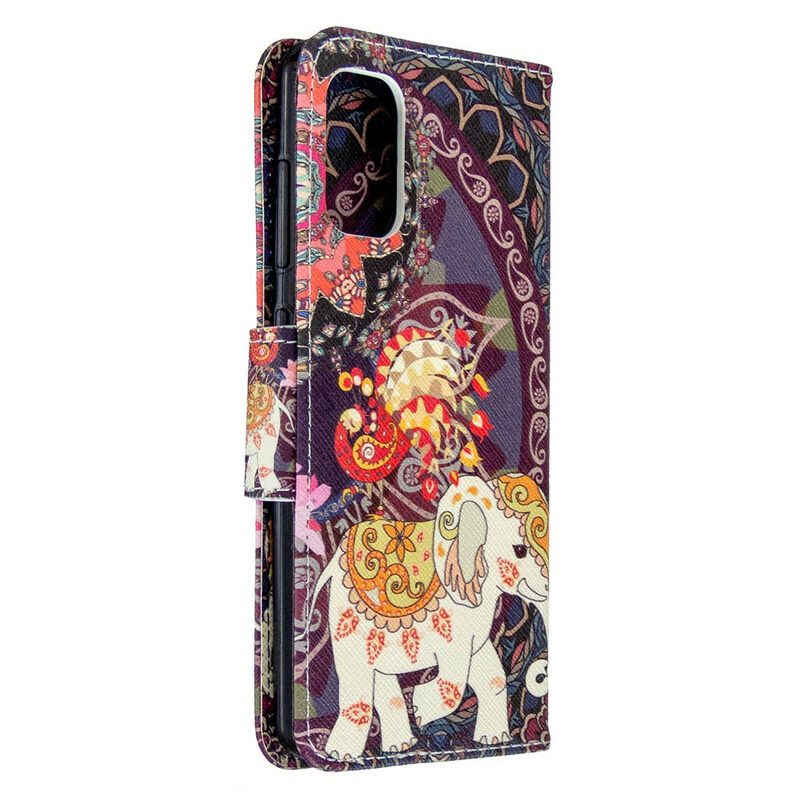 Folio Cover Samsung Galaxy A41 Elefante Indiano