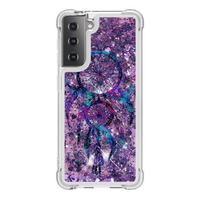 Cover Samsung Galaxy S21 5G Acchiappasogni Glitterato