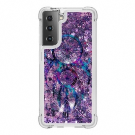 Cover Samsung Galaxy S21 5G Acchiappasogni Glitterato