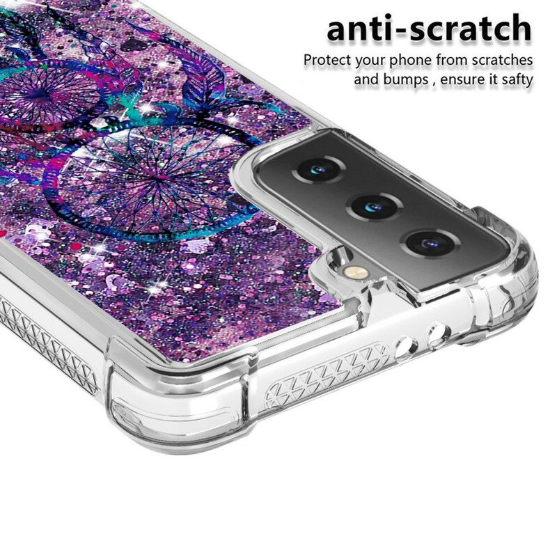 Cover Samsung Galaxy S21 5G Acchiappasogni Glitterato