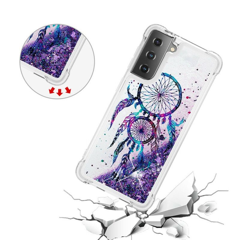 Cover Samsung Galaxy S21 5G Acchiappasogni Glitterato