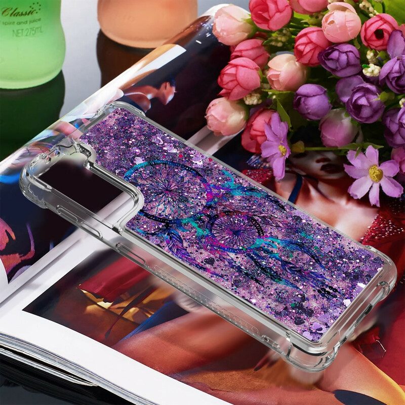 Cover Samsung Galaxy S21 5G Acchiappasogni Glitterato