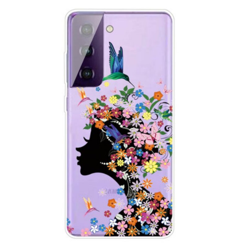 Cover Samsung Galaxy S21 5G Bella Testa Di Fiore