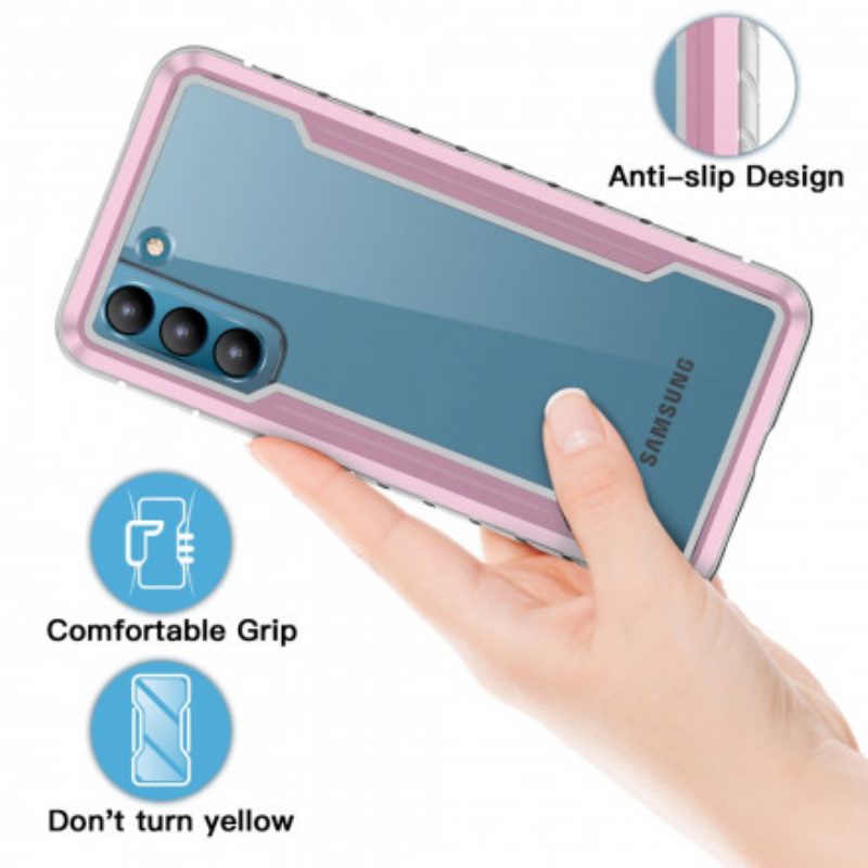 Cover Samsung Galaxy S21 5G Bordi Paraurti Ibridi Trasparenti