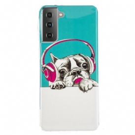 Cover Samsung Galaxy S21 5G Cane Fluorescente