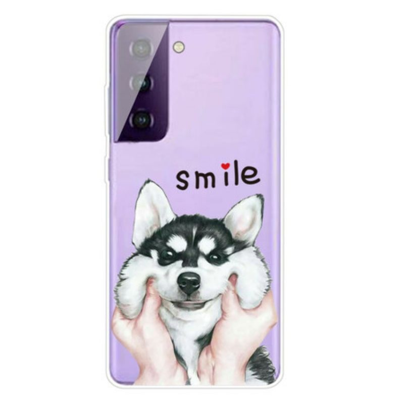 Cover Samsung Galaxy S21 5G Cane Sorridente