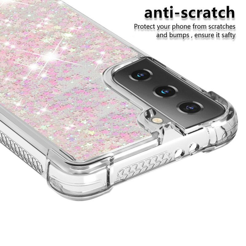 Cover Samsung Galaxy S21 5G Desideri Paillettes