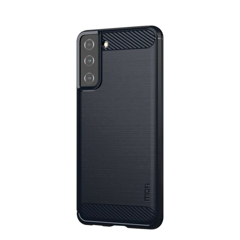 Cover Samsung Galaxy S21 5G Fibra Di Carbonio Spazzolata Mofi