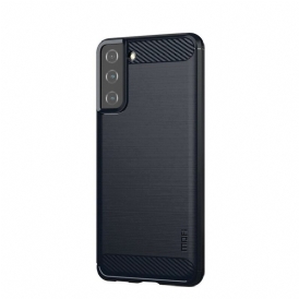 Cover Samsung Galaxy S21 5G Fibra Di Carbonio Spazzolata Mofi