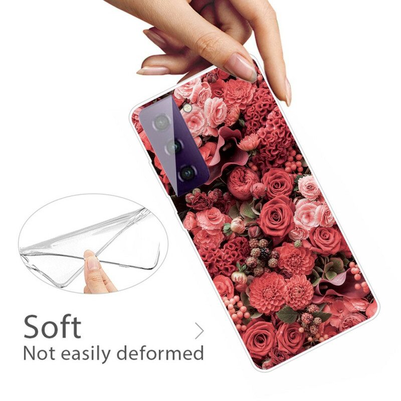 Cover Samsung Galaxy S21 5G Fiori Intensi