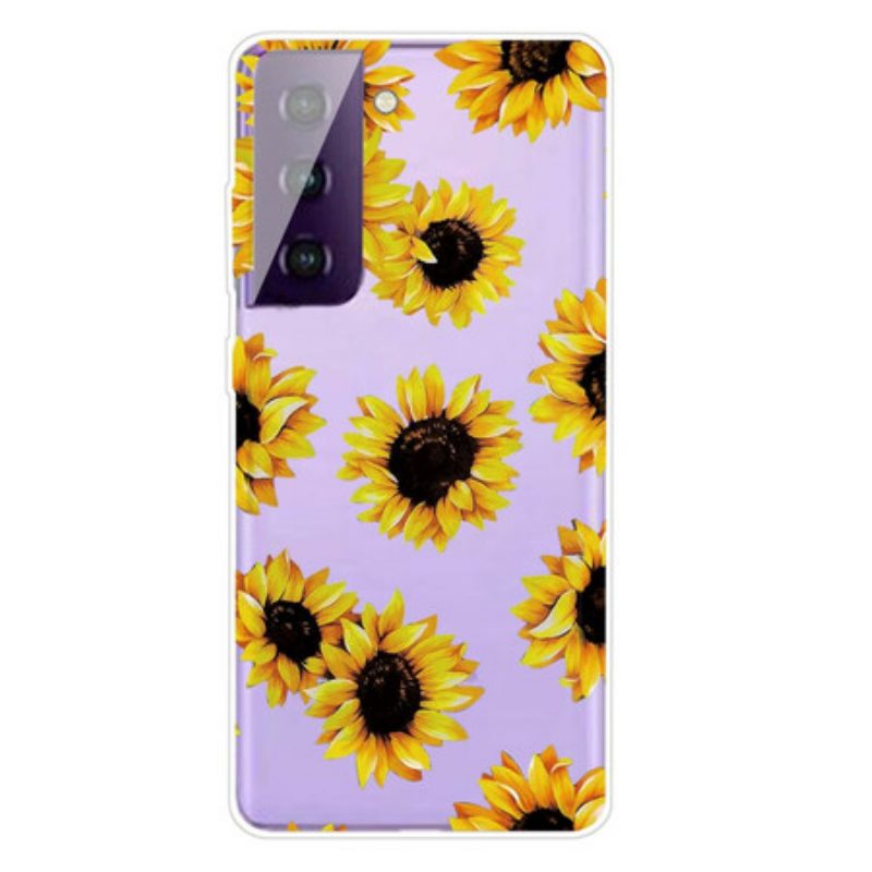 Cover Samsung Galaxy S21 5G Girasoli