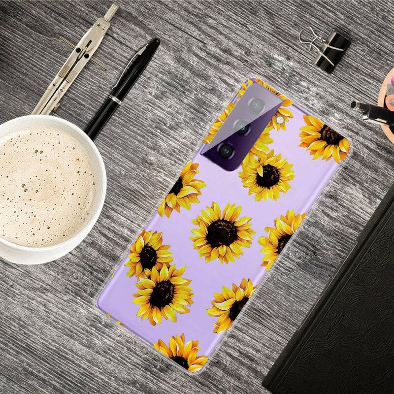 Cover Samsung Galaxy S21 5G Girasoli