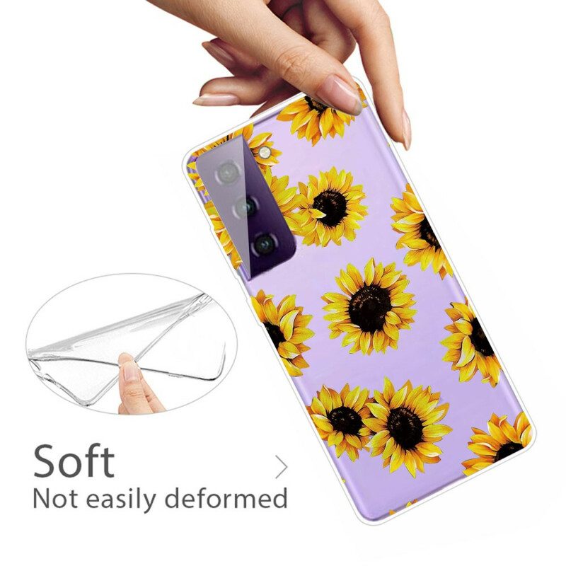 Cover Samsung Galaxy S21 5G Girasoli