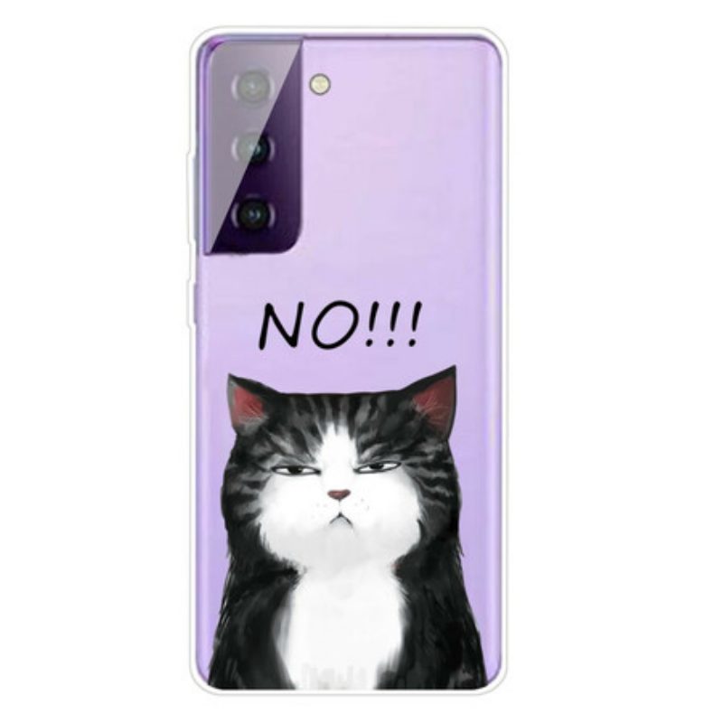 Cover Samsung Galaxy S21 5G Il Gatto Che Dice Di No