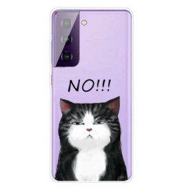 Cover Samsung Galaxy S21 5G Il Gatto Che Dice Di No