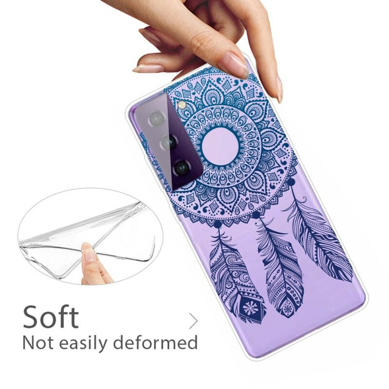 Cover Samsung Galaxy S21 5G Mandala A Fiore Singolo