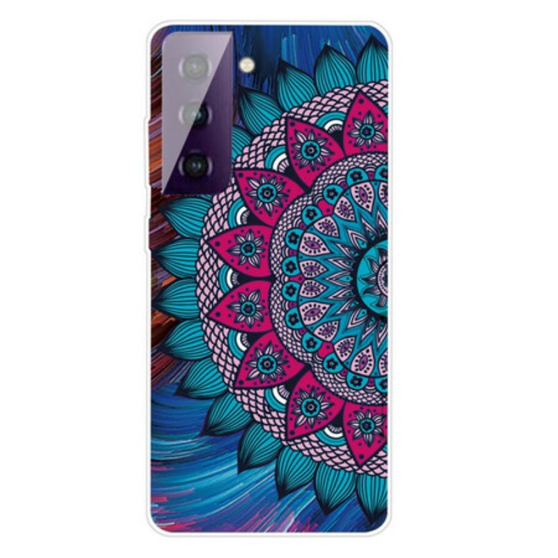 Cover Samsung Galaxy S21 5G Mandala Colorato