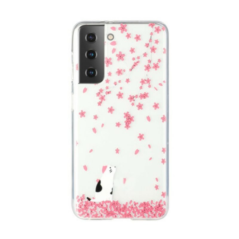 Cover Samsung Galaxy S21 5G Petali E Gatto