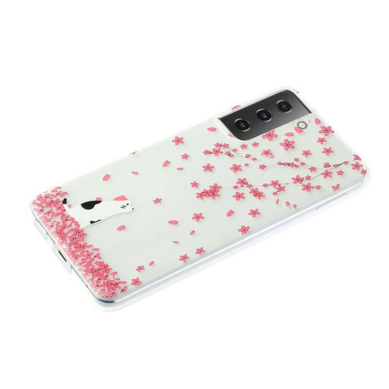 Cover Samsung Galaxy S21 5G Petali E Gatto