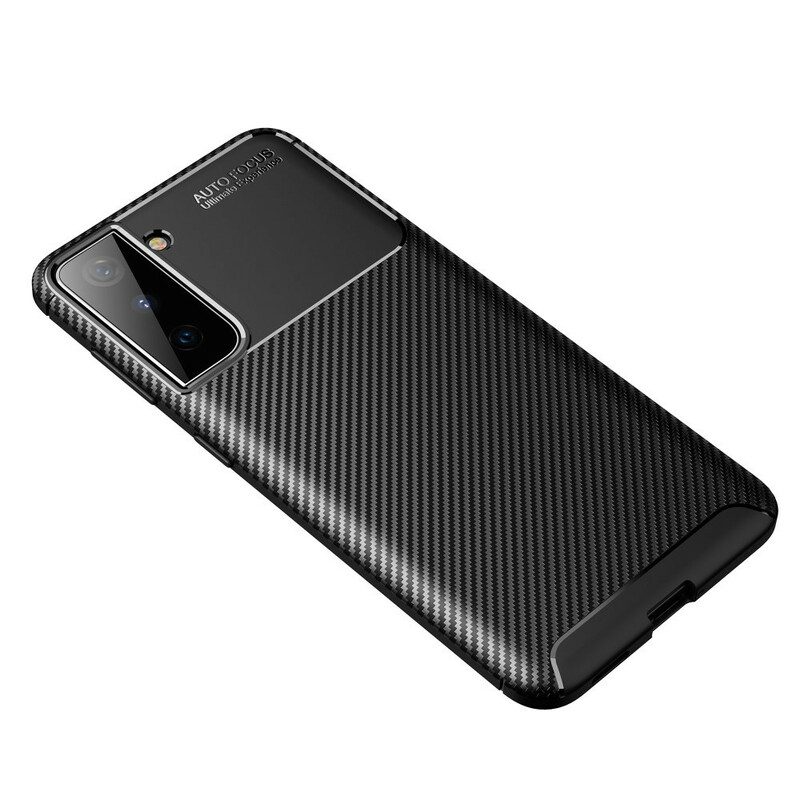 Cover Samsung Galaxy S21 5G Struttura Flessibile In Fibra Di Carbonio