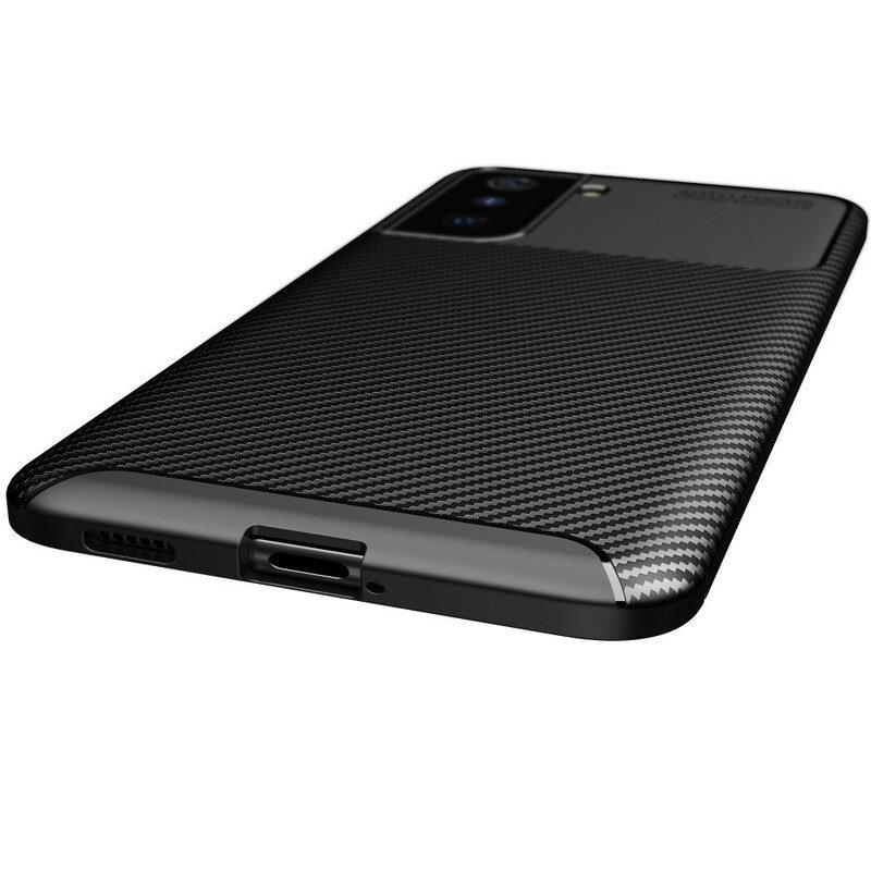 Cover Samsung Galaxy S21 5G Struttura Flessibile In Fibra Di Carbonio