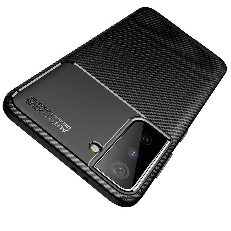 Cover Samsung Galaxy S21 5G Struttura Flessibile In Fibra Di Carbonio