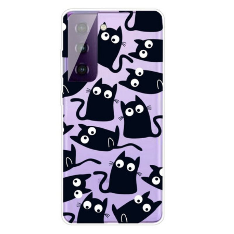 Cover Samsung Galaxy S21 5G Topi Neri