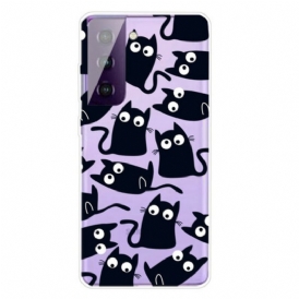 Cover Samsung Galaxy S21 5G Topi Neri