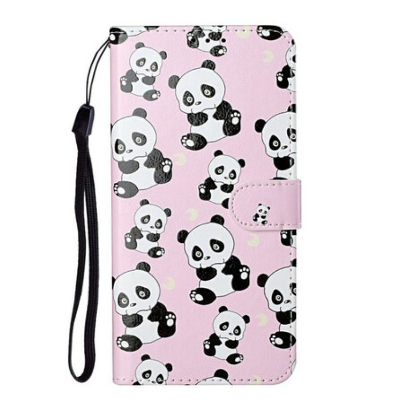 Custodia in pelle Samsung Galaxy S21 5G Che Panda