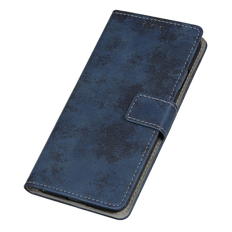 Custodia in pelle Samsung Galaxy S21 5G Ecopelle Vintage