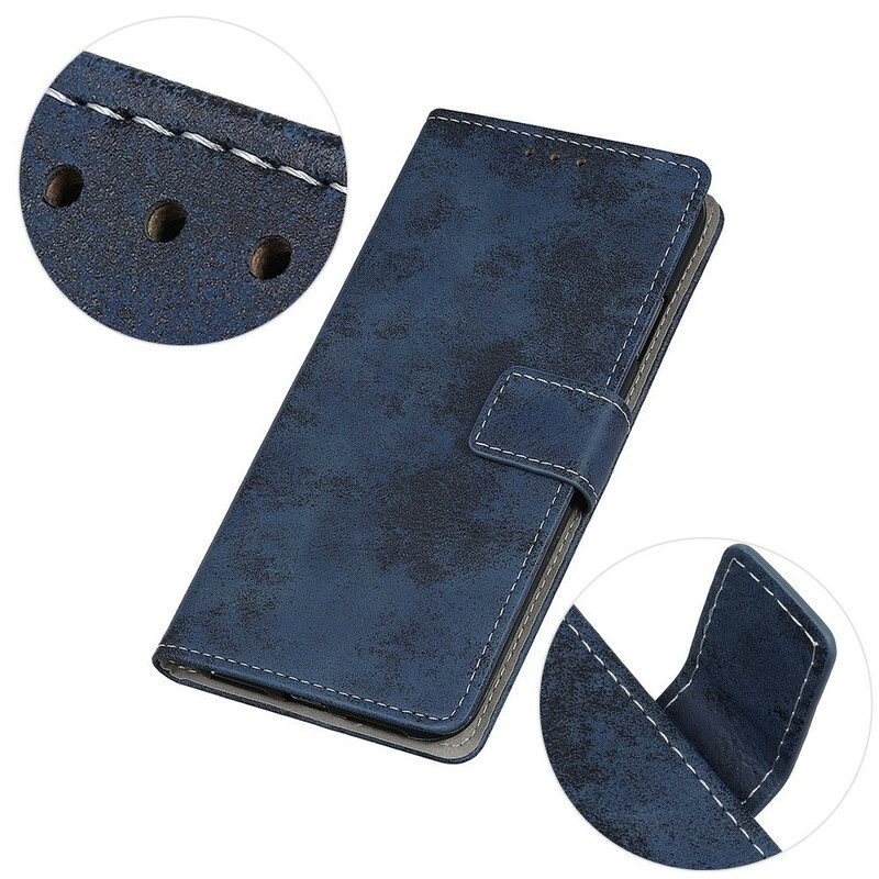 Custodia in pelle Samsung Galaxy S21 5G Ecopelle Vintage